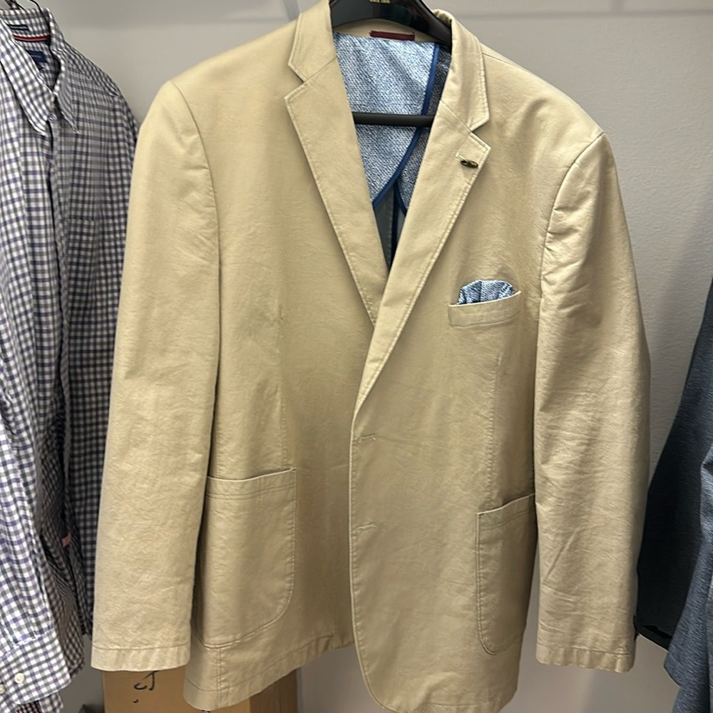 Johnston and Murphy tan sport coat